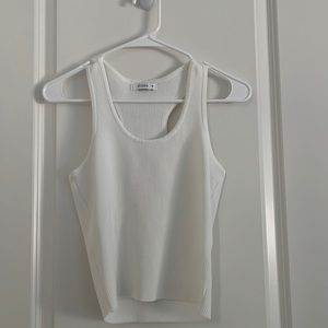 DISSH Octavia Off-White Scoop Knit Top